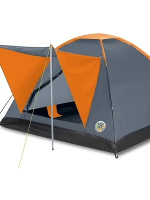 Domezelt Premium 200x 180x120 cm (orange/grau) Neu Im Sortiment