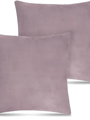 2 Flanell Kissenbezüge „Asmara“ Rosa Nur Für Kurze Zeit