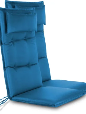 2 Hochlehner Stuhlauflagen Sitzpolster Marine Online Kaufen