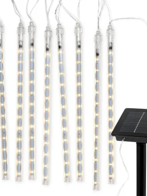 LED-Solar Lichterkette Meteor 192 LED warmweiß Sale